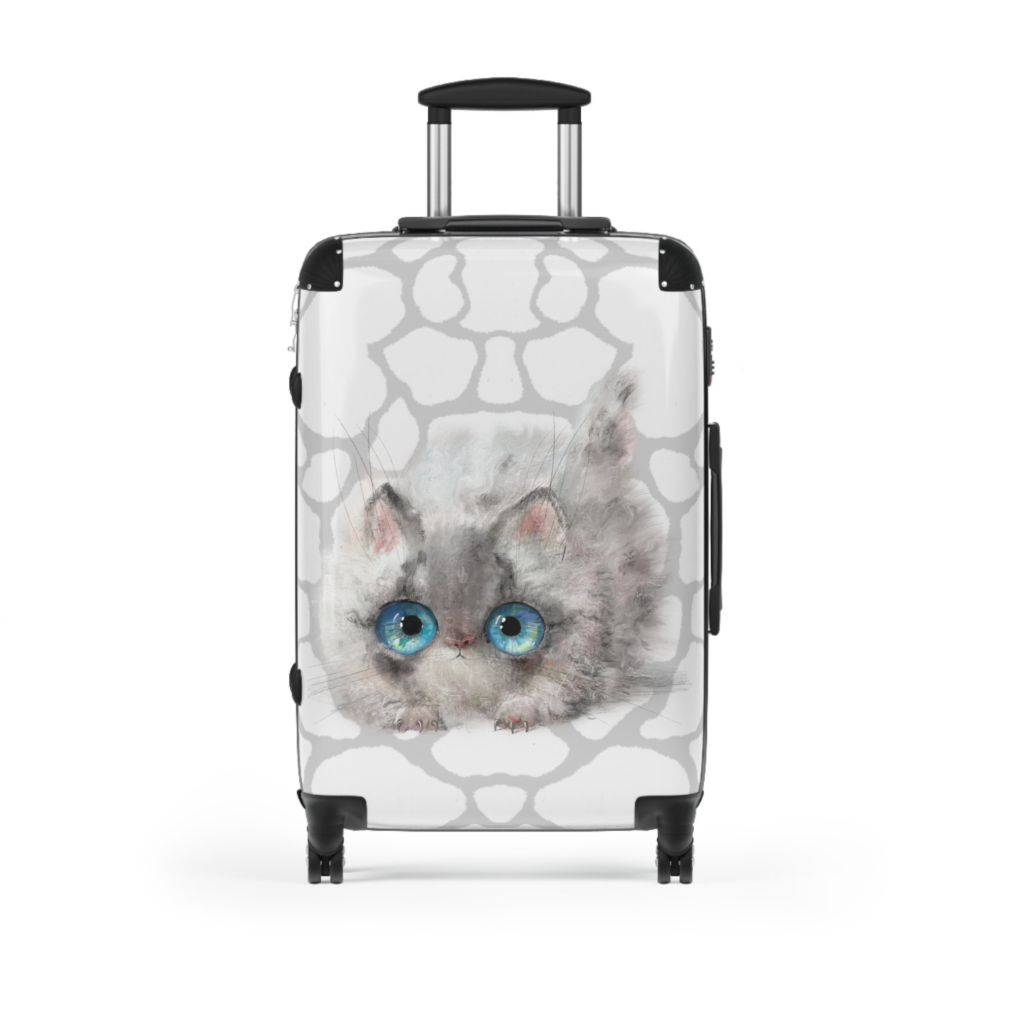 Ziggy The Kitten Suitcase, Cat Themed Luggage, Kitten Inspired Travel Accessories, Adorable Childrens Luggage, Unique Travel Accessories
