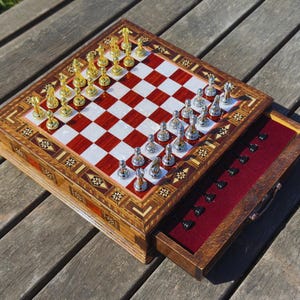 storage chess set