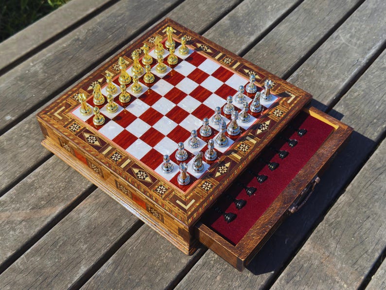storage chess set