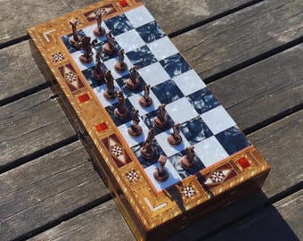 インカ文明チェス　ペルー製　スペインvsインカ Amazon.com: Square 8