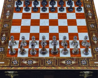 Custom 1st Grade Class Chess Set by Custom Chess & Handwork by Q2