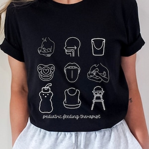 Feeding therapist shirt, Pediatric feeding therapist, Speech Language Pathologist shirt, OT shirt, SLP shirt, therapist gift,