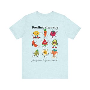 Feeding therapy T-shirt, Play with your food image 3
