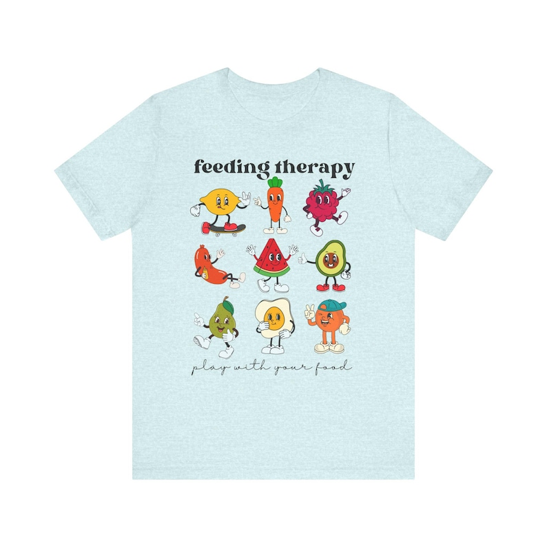 Feeding therapy T-shirt, Play with your food image 3
