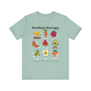 Feeding therapy T-shirt, Play with your food image 2