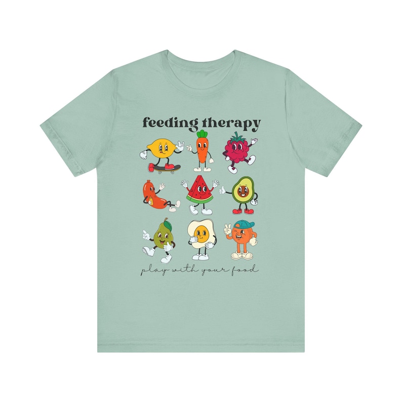 Feeding therapy T-shirt, Play with your food image 2