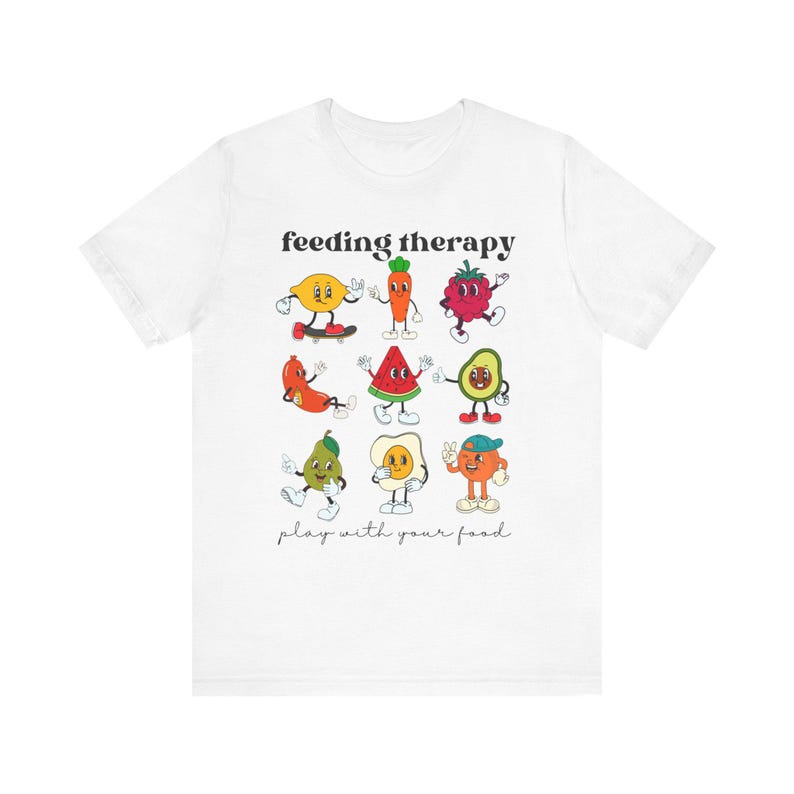 Feeding therapy T-shirt, Play with your food image 4
