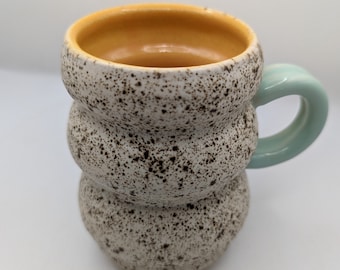 Speckled bubble mug