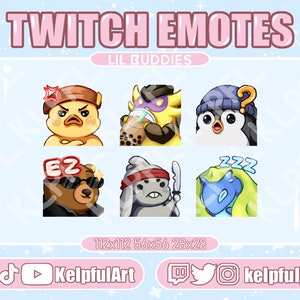 Valorant Emotes for Twitch / Youtube / Discord | "Lil Buddies" Valorant Pack | Wingman Valorant Emote | Cute Twitch Valorant Emote