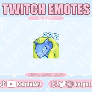 Valorant Gekko Dizzy Emote | Cute Emotes for Twitch / Youtube / Discord | Sleepy Emote