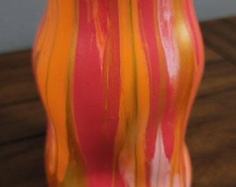 Pink Crushed Diamond Decor Vase Bling Decor Vase Pink Home - Etsy