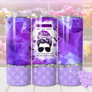 Momster Definition Halloween 20oz Skinny Tumbler Wrap Design, PNG, Digital Download ONLY
