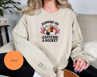 Personalized Hockey Mom Sweatshirt, Game Day Style