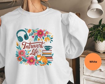 Introvert sweatshirt 11, indoorsy shirt for homebody, Work from home, cozy shirt, gift for homebody, gift for introvert, indoorsy shirt