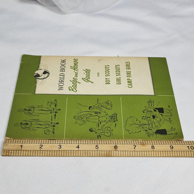 Guía de insignias y honores del Libro Mundial para Boy Scouts, Girl Scouts y Camp Fire Girls 1954 imagen 10