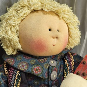 Gretchen Wilson Little Souls Doll &quot;Todd&quot; Signed 1991 Blonde Boy w Guitar