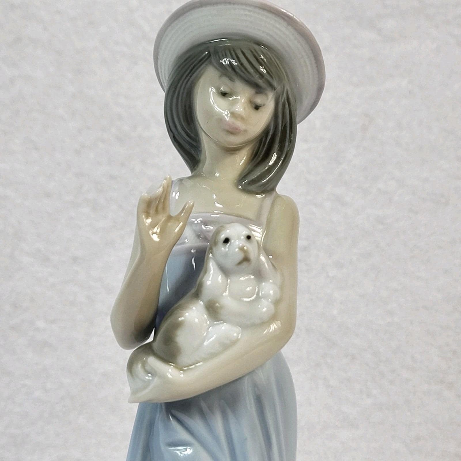 Lladro Figurines Girls With Hats - Etsy