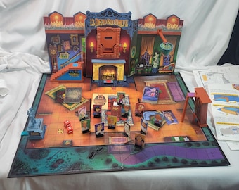 13 Dead End Drive Board Game 1993 MB Game Incomplete Missing Minor Parts READ