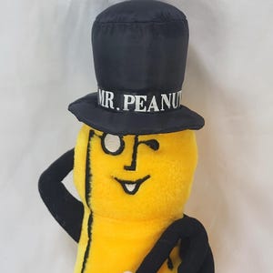 Mr Peanut Plush Toy - Etsy