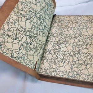 Ralph Waldo Emerson Poems Leather Hand Drawn Cover Hurst & Company 1908 image 7