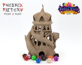 Duide / Druid Dice Tower from Fate's End Dice Towers by - Dice Tower - D&D Tabletop Games - Dungeons and Dragons Roleplaying Games
