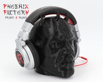 Darth Maul Helmet Stand / Darth Maul Bust/ Darth Maul Headphone Head / Helmet Stand Bust