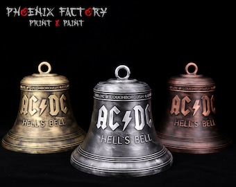 AC/DC Hells Bells Fankunst / Glockenfankunst AC/DC Hell's Bell
