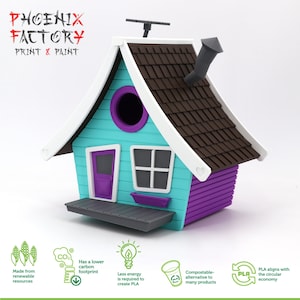 Birdhouse - Birdhouse / arte del jardín / comedero para pájaros / Bird House / Decoración del jardín / Tiny Bird House / Bird Feeder