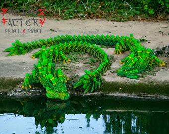 Bamboo Dragon | Flexible Dragon | Bamboo Dragon | articulated 3D printed