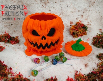 Halloween candy box / Sugar bowl / pumpkin / Pumpkin Halloween
