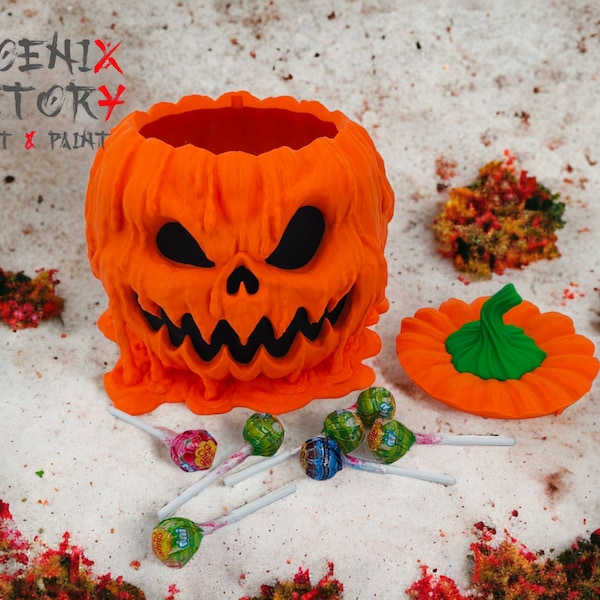 Halloween-Süßigkeitenbox / Zuckerdose / Kürbis / Kürbis Halloween