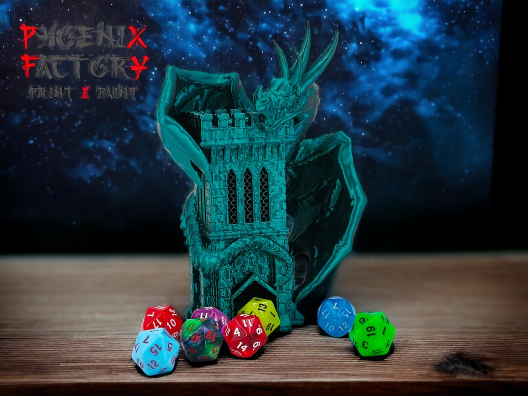 Wyvern Dice Tower From Fate's End Dice Towers by Dice Etsy