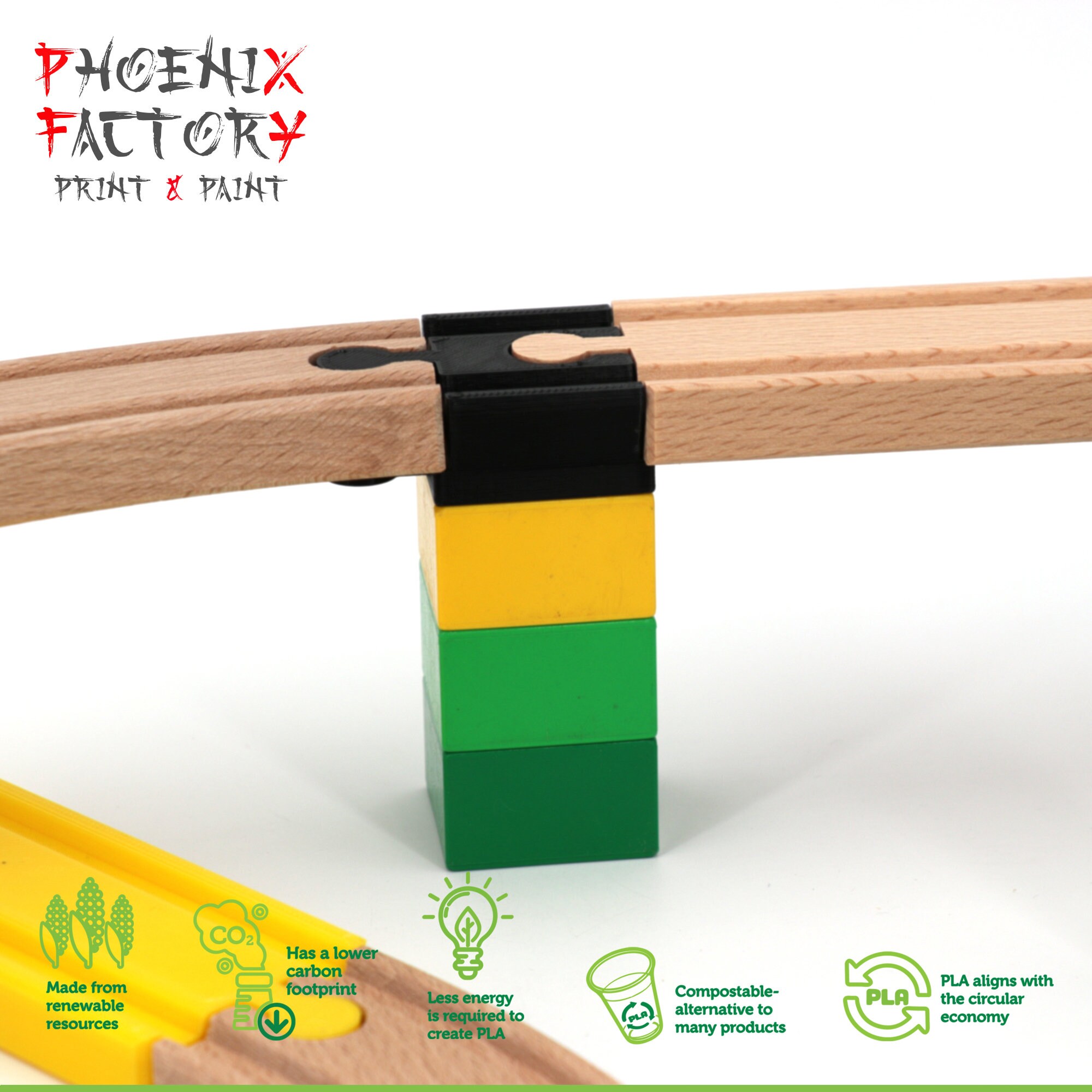 Adaptateurs Brio-Duplo pour train en bois – Connecteurs imprimés en 3D – Fabriqués en France Adaptateurs Brio-Duplo pour train en bois – Connecteurs imprimés en 3D – Fabriqués en France