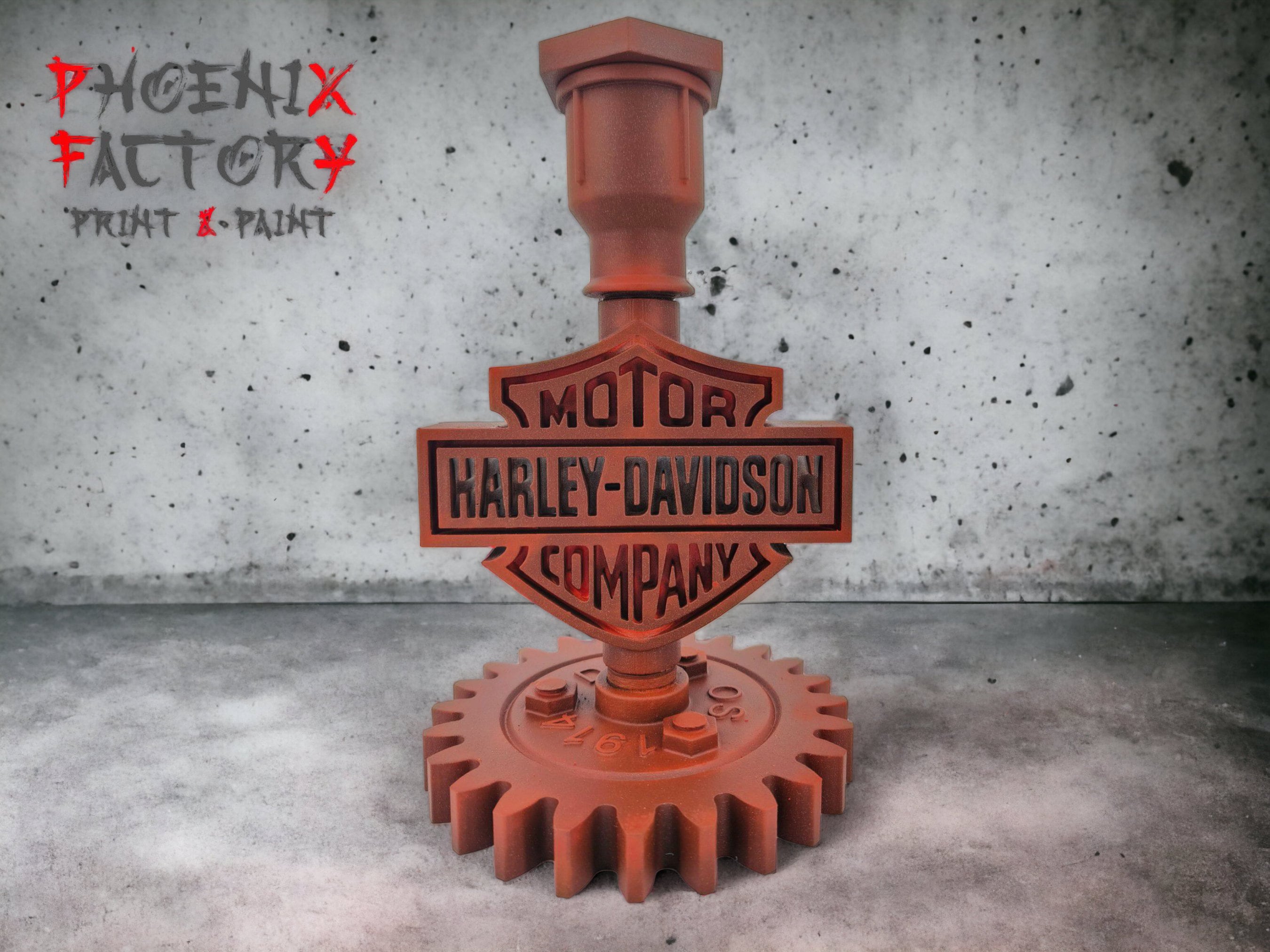 Lampe Harley Davidson Steampunk, Lampe De Table Edison, Bureau, Bureau Industrielle, Table, Industrielle