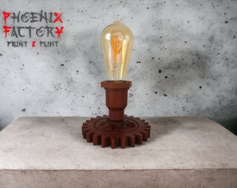 Steampunk lamp, Edison table lamp, desk lamp, pipe lamp, industrial desk lamp, table lamp, industrial lamp