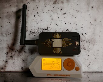 Carte Flipper Zero Wifi avec antenne Wifi externe et flashée !/ Boîtier imprimé en 3D en différentes couleurs / uniquement carte DEV / ESP 32