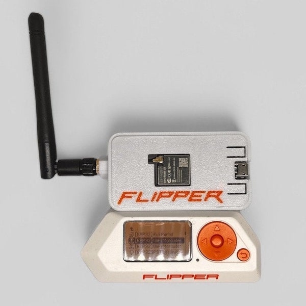 Flipper Zero Wifi Board mit externer  Wifi Antenne und Geflasht !/ 3D Gedruckten Case in verschiedenen Farben /only DEV Board / ESP 32