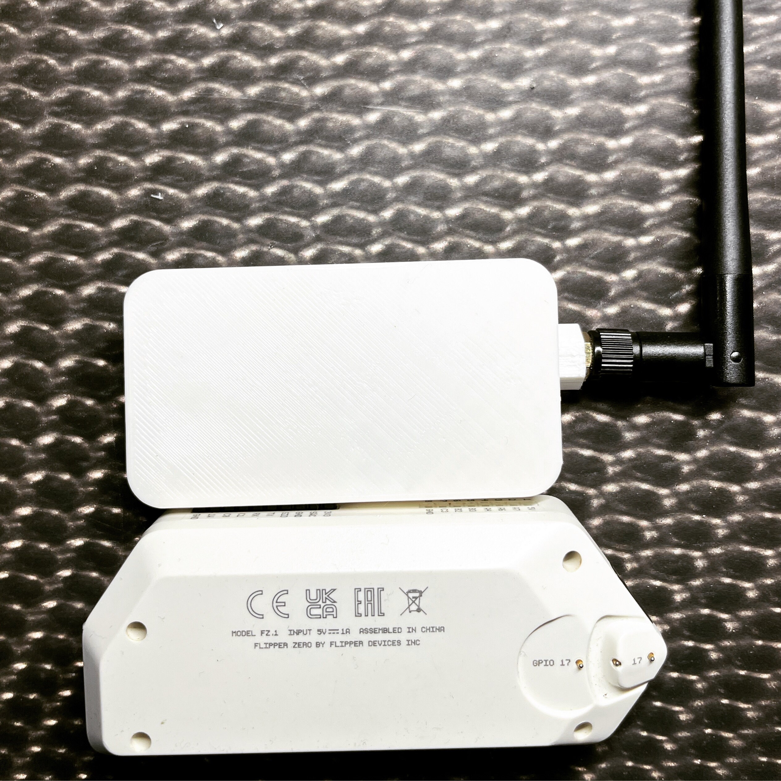 Flipper Zero Wifi Board With External Wifi Antenna / 3D Printed Case in Different Colors / Only