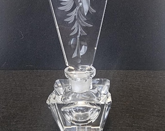 Vintage Glas Parfüm Flasche