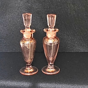 Set of New Martinsville Perfume Bottles