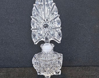 Imperial Glass Fan Stopper Perfume Bottle