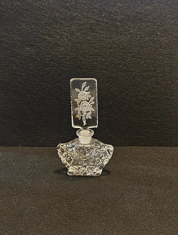 Clear Glass Perfume Bottle - image 1