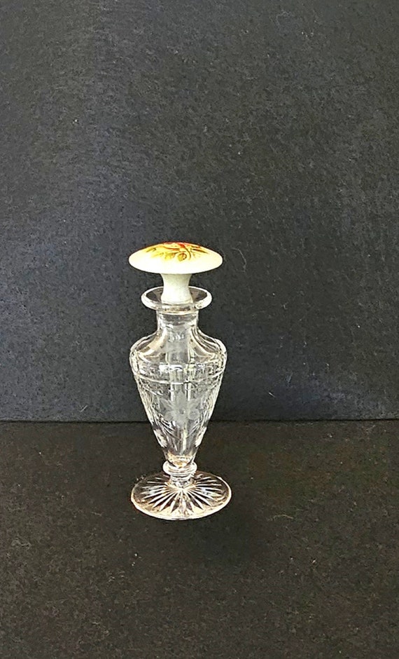 Etched Perfume Bottle