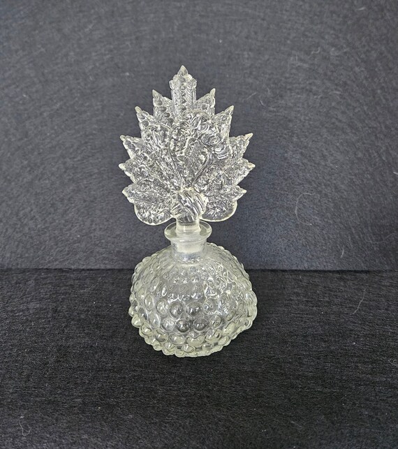 Vintage Fan Stopper Perfume Bottle