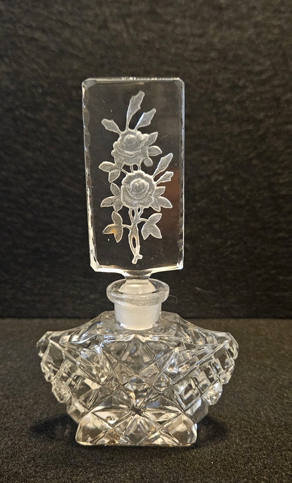 Clear Glass Perfume Bottle - image 2