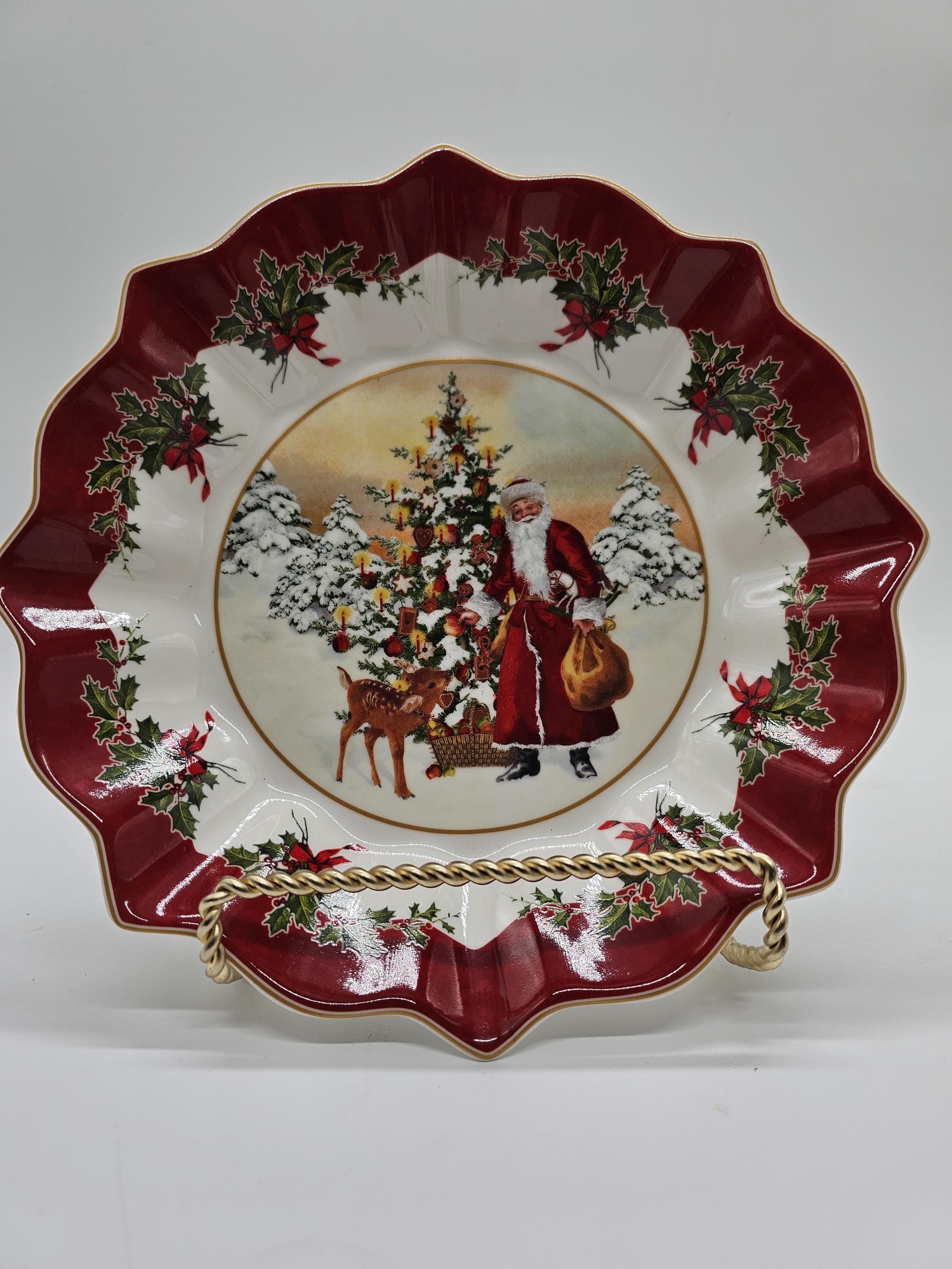 Villeroy & Boch Christmas Candy Dish - Etsy