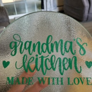 Glass cutting boards