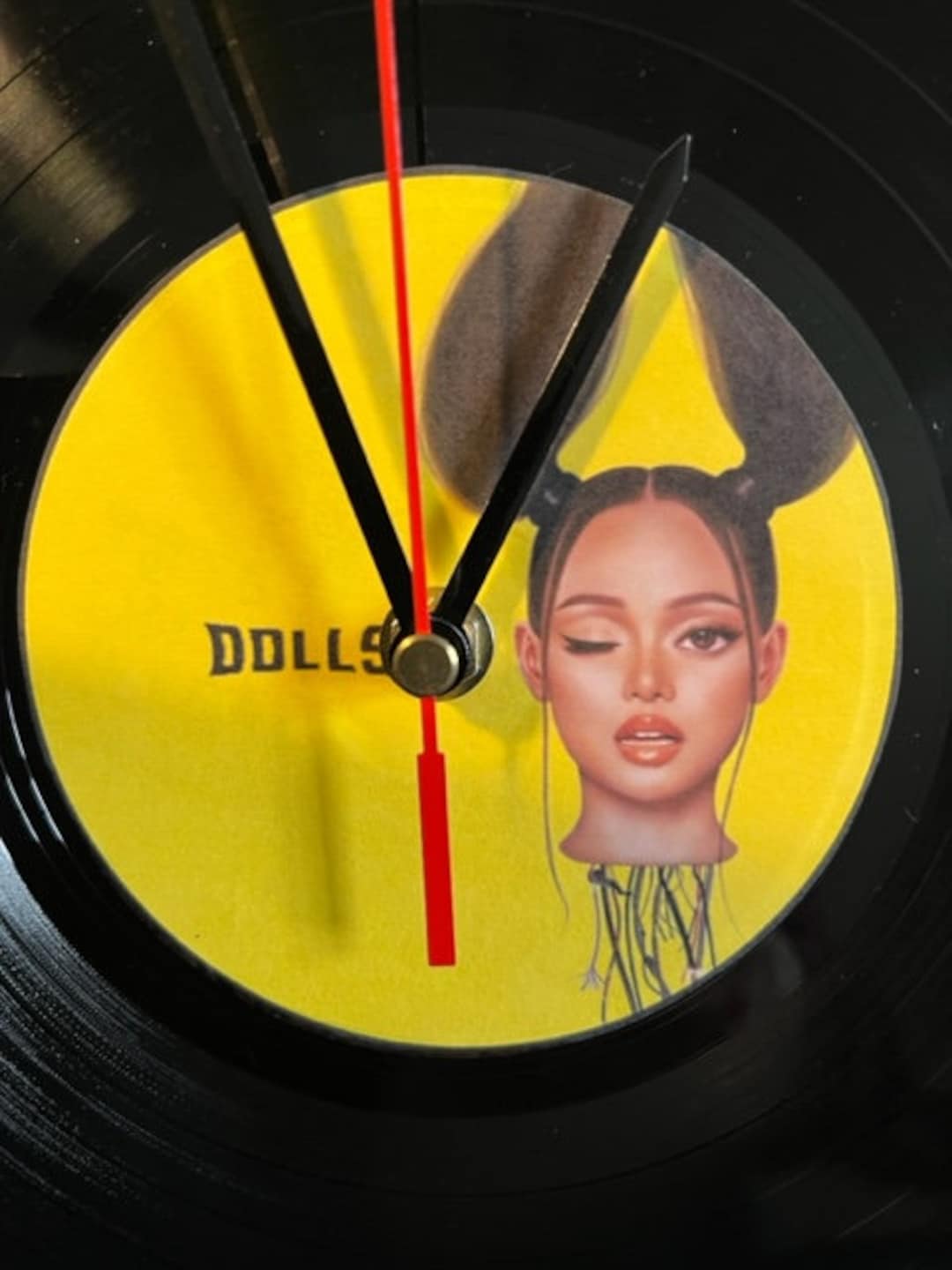 Bella Poarch Dolls 12 Inch Vinyl Record Wall Clock Unique Etsy
