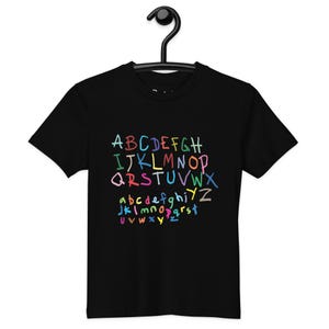 Camiseta infantil ALPHABET algodón orgánico