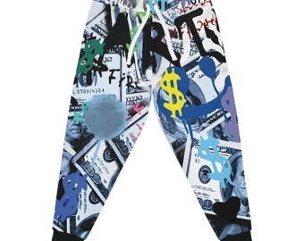 THEBLENQ ALLOVER GRAFFITI Athletic Joggers